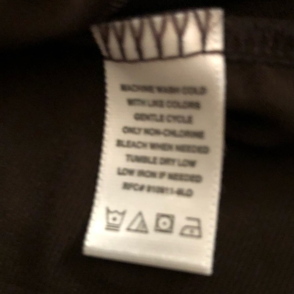 George size large brown faux wrap sleeveless top With stretch - Picture 5 of 10